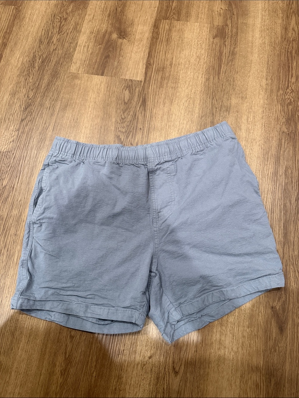 Free Fly Apparel Light Blue Elastic-Waist Athletic Shorts